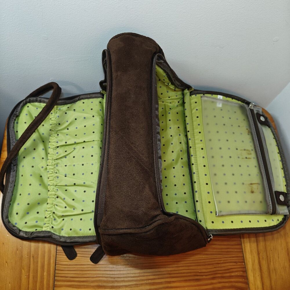Grab & Go Double Side Opening, Brown Lunch Bag - Creative Options Brand